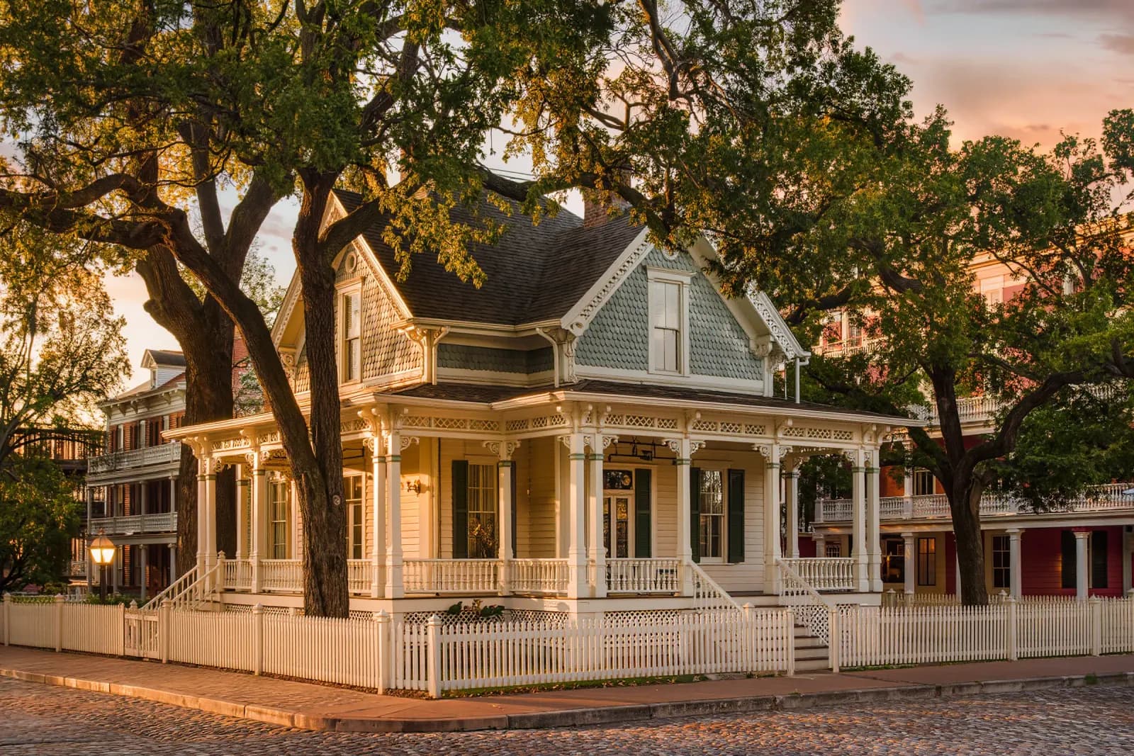 Restored Victorian home near the Georgetown, Texas courthouse square
